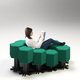 Illustration for article titled The First App-Connected Sofa Can Transform Into Any Piece of Furniture You Need
